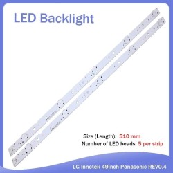 49INCH 5 LED 3V 510 mm LG PANASONIC