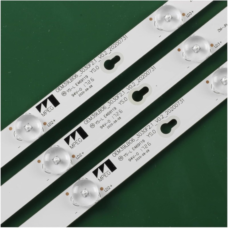 8 LED 6V 713 mm TCL39 4CLB3908 OY39D08