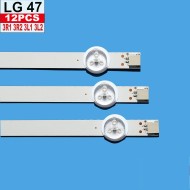 4 LED 3V LG47 R2 6916L1175A 447 mm
