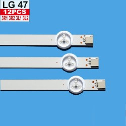 4 LED 3V LG47 L1 6916L1176A 447 mm