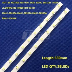 38 LED 6V 530 mm SAMSUNG 49” 49NU7300 BL021