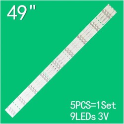 9 LED 3V 924 mm H-LED49F50 SQUARE BL023
