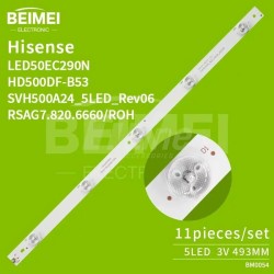 5 LED 3V 492 mm CONDOR 50" LED50EC290N BL133