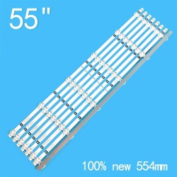 6 LED 6V 555 mm SANYO 55″ 555mm ES-3563/6 BL340