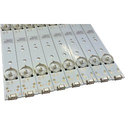 5 LED 3V 450 mm TELEFUNKUN 49" 5800-W49003 BL433