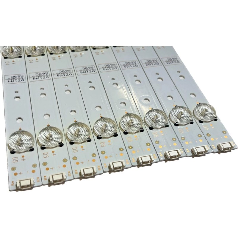 5 LED 3V 450 mm TELEFUNKUN 49" 5800-W49003 BL433