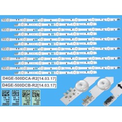 12 LED 7+5 3V SAMSUNG 50 D4GE-500DCA