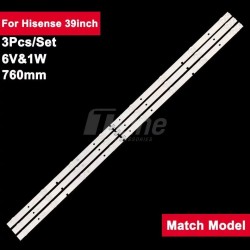 8 LED 6V 760 mm HISENSE 39 SHARP 39 JLD39681330