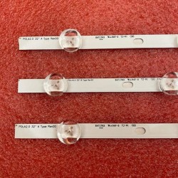 6 LED 3V LG32 POLA2032A 2 PIECES