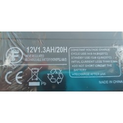 12V1.3AH/20HR BATTERIE 12V 1.3AH MAN-F