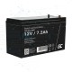 BATTERIE 12V 7Ah T&Y T&Y12V7AH20HR