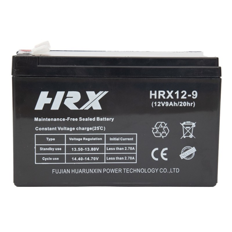 HRX12V9Ah BATTERIE 12V 9Ah HRX HRX12V9Ah BATTERIE 12V 9Ah HRX