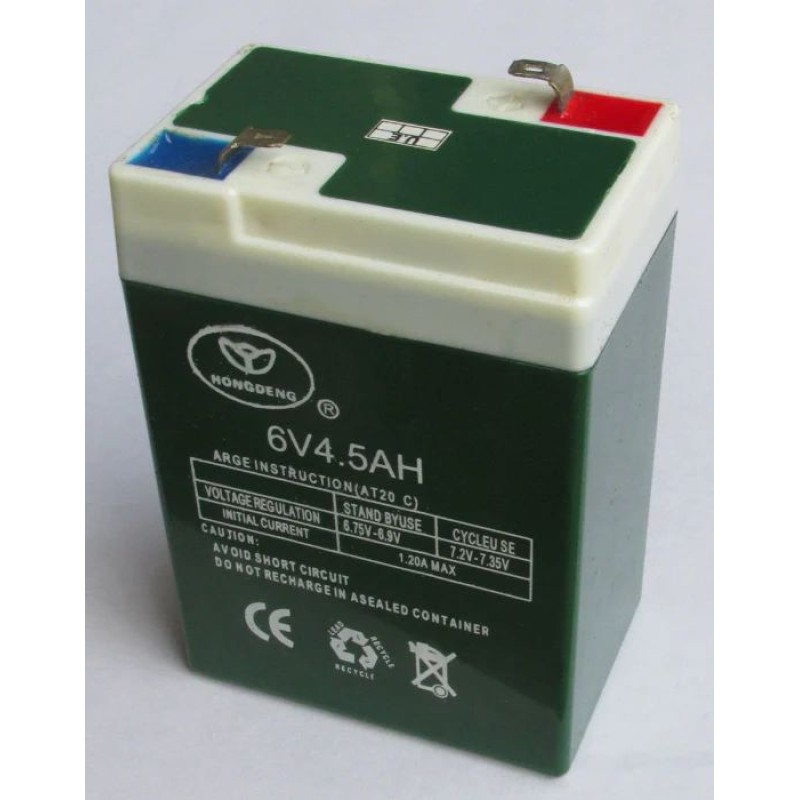 BATTERIE 6V 4.5AH HONGDENG 6V 4.5Ah BATTERIE 6V 4.5AH HONGDENG 6V 4.5Ah