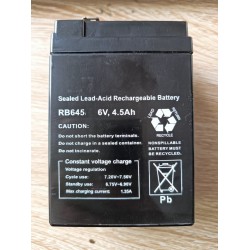 BATTERIE 6V 4.5AH HONGDENG 6V 4.5Ah