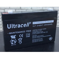 UL6V7.2Ah BATTERIE 6V 7.2AH ULTRACELL