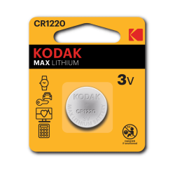 PILE 3V CR1220 LITHIUM POUR CLE VOTURE KODAK