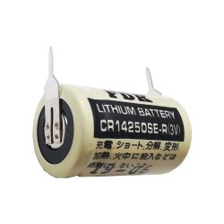 CR14250SE PILE 3V CHARGÉ 2 COSSE FDK