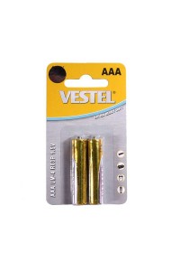 PILE 1.5V VESTEL BLISTER 2 PIECES R03 AAA