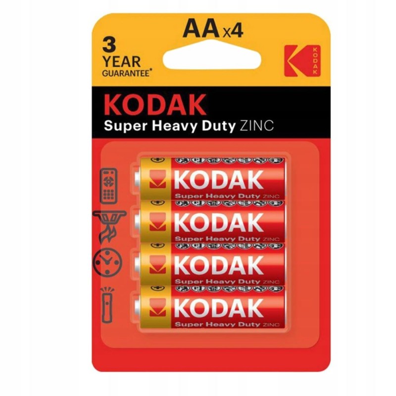 R06 PILE 1.5V AA KODAK SUPER HEAVY DUTY AAX1 R06 PILE 1.5V AA KODAK SUPER HEAVY DUTY AAX1