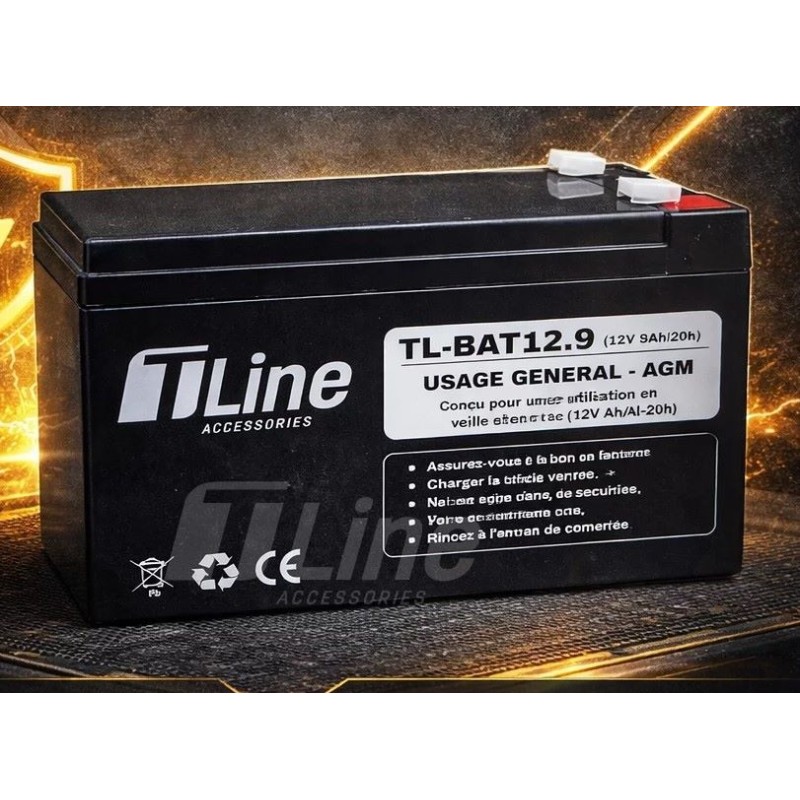 12V9AH BATTERIE 12V 9AH T.LINE