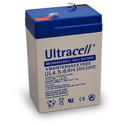 BATTERIE 6V 4.5AH ULTRACELL UL6V4.5AH