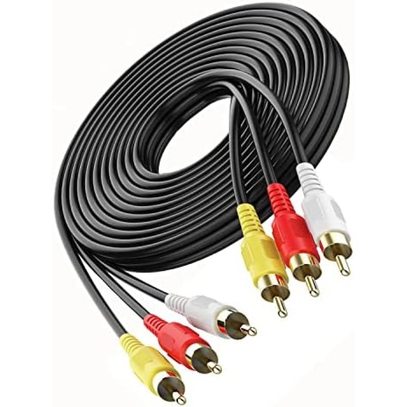 CABLE 3 RCA MALE MALE 3 METRES