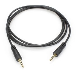 CABLE AUX 3.5 JACK JACK 1.5 M NOIR