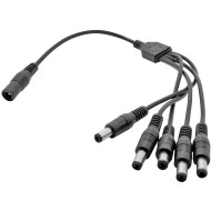 CABLE DC MALE 5.5 MM 4 CAMERAS