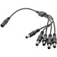 CABLE DC MALE 5.5 MM 4 CAMERAS CABLE DC MALE 5.5 MM 4 CAMERAS