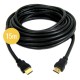 CABLE HDMI 15 METRES BLINDE NOIR 071023