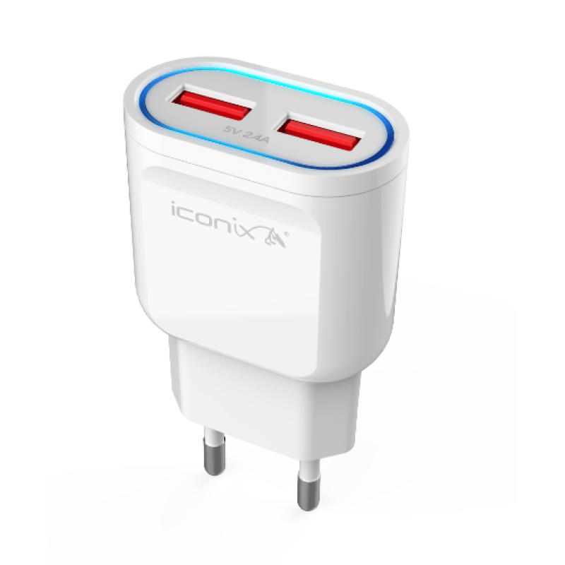 HC1022 CHARGEUR MICRO USB IPHONE TYPE C 2.4A ICONIX HC1022 CHARGEUR MICRO USB IPHONE TYPE C 2.4A ICONIX