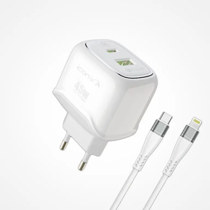 WC1038 CHARGEUR SUPER RAPIDE 45W ICONIX WC1038 CHARGEUR SUPER RAPIDE 45W ICONIX