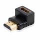 FICHE HDMI MALE FEMALE COUDE FICHE HDMI MALE FEMALE COUDE