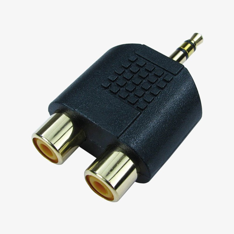 FICHE 3.5 MALE 2 RCA FEMELLE FICHE 3.5 MALE 2 RCA FEMELLE