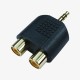 FICHE 3.5 MALE 2 RCA FEMELLE FICHE 3.5 MALE 2 RCA FEMELLE