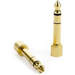 FICHE 6.35 mm MALE MONO METAL TO 3.5 mm FEMELLE