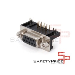 FICHE DB9 FEMELLE PCB SUR CHASSIS