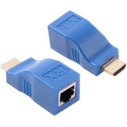 EXTENSEUR 30 METRES 1 CABLE RJ45 BLEU