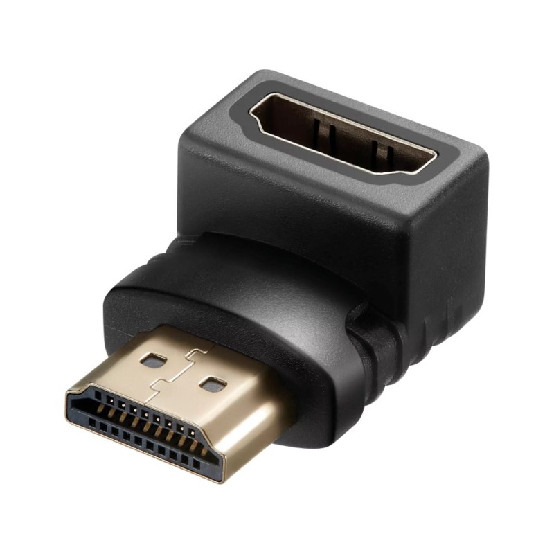 FICHE HDMI MALE FEMALE COUDE FICHE HDMI MALE FEMALE COUDE