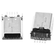 FICHE MINI USB FEMELLE CHASSIS