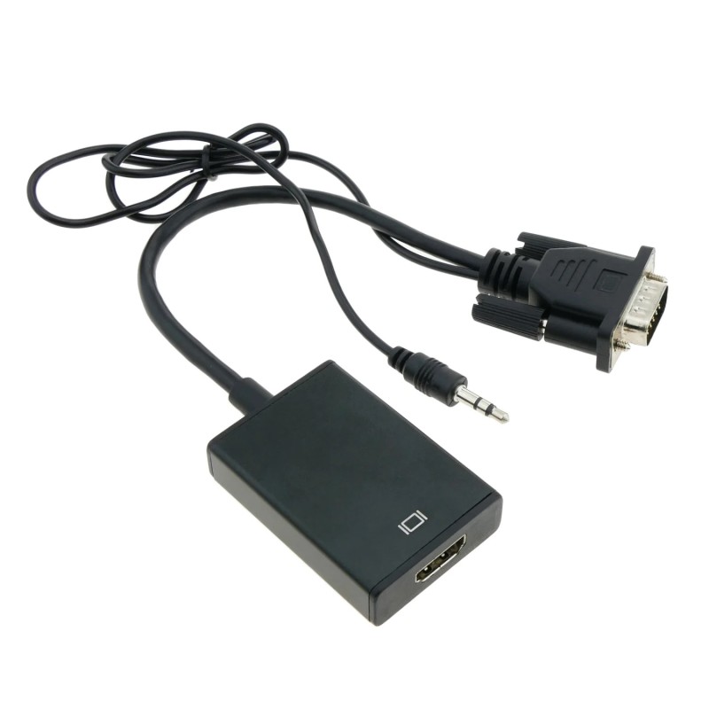 CONVERTISSEUR VGA TO HDMI + AUDIO CONVERTISSEUR VGA TO HDMI + AUDIO