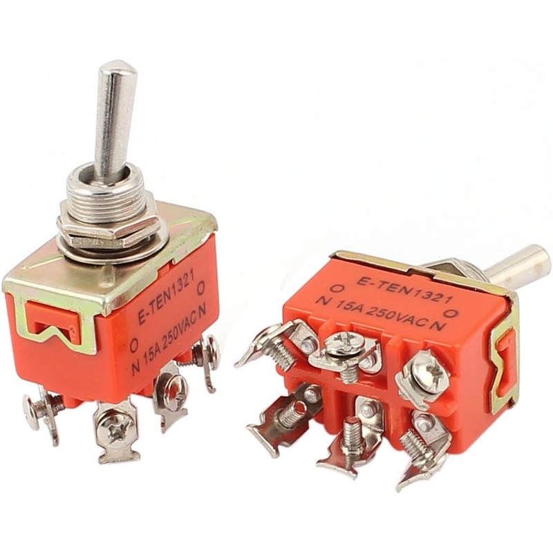 INVERSEUR 2 POSITION 6 COSSE 15A 250V 1321 INVERSEUR 2 POSITION 6 COSSE 15A 250V 1321