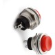 BOUTON POUSSOIR ROND METAL ROUGE BOUTON POUSSOIR ROND METAL ROUGE