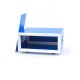 BOITIER PLASTIQUE BLEU POUR PROJET 170X130X75 mm BOITIER PLASTIQUE BLEU POUR PROJET 170X130X75 mm