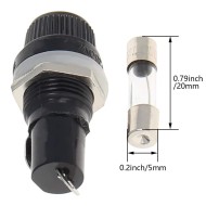 PORTE FUSIBLE 5X20 AVEC FILTAGE