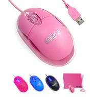 SOURIS OPTICAL BLEU AVEC FILS