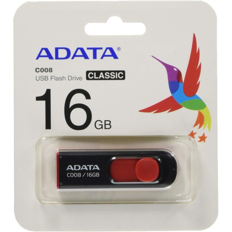 CLÉ USB 16GB ADATA UV24016GBRBK CLÉ USB 16GB ADATA UV24016GBRBK