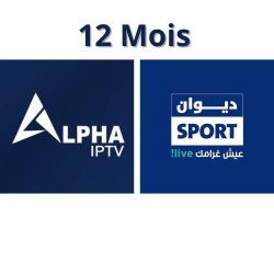 ABONNEMENT 12 MOIS IPTV ALPHA