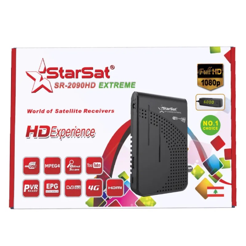 RÉCEPTEUR SATELLITE SR2090HD STARSAT