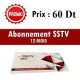 ABONNEMENT 12 MOIS IPTV SSTV